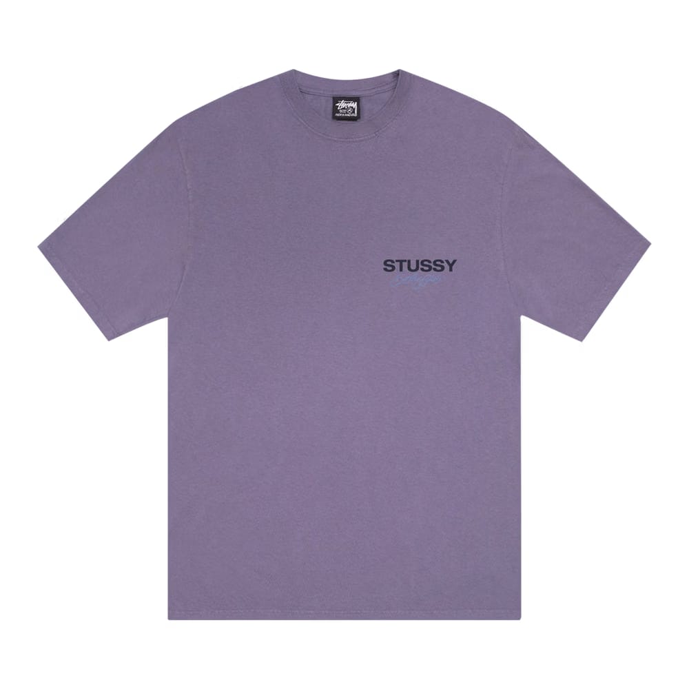 Stussy Surf Club T-Shirt Pigment Dyed Grape