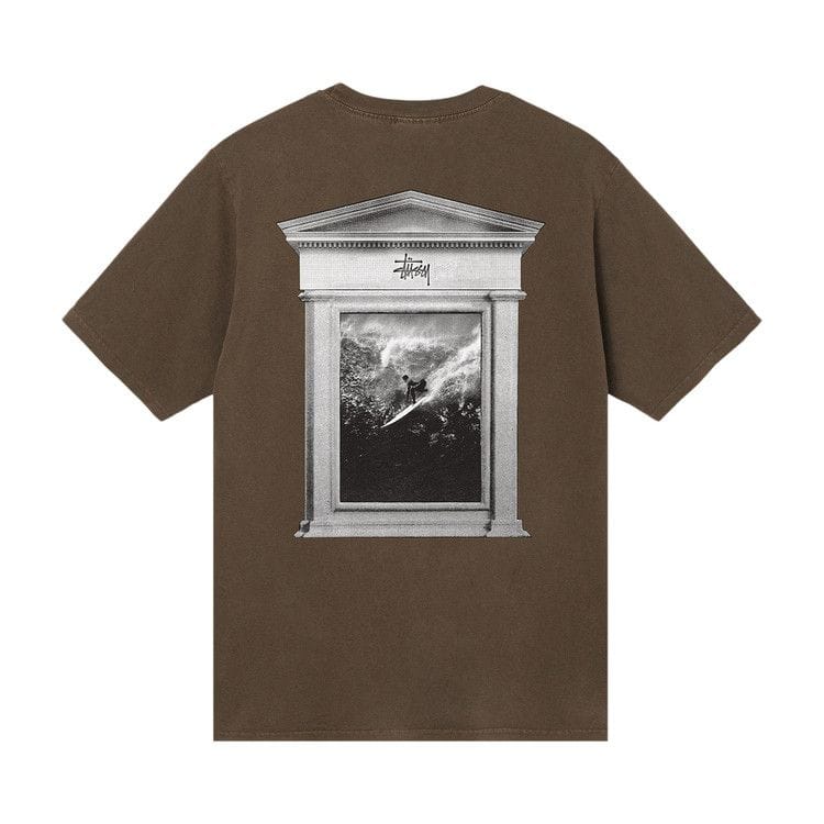 Stussy Surf Tomb Pigment Dyed T-Shirt Coffee