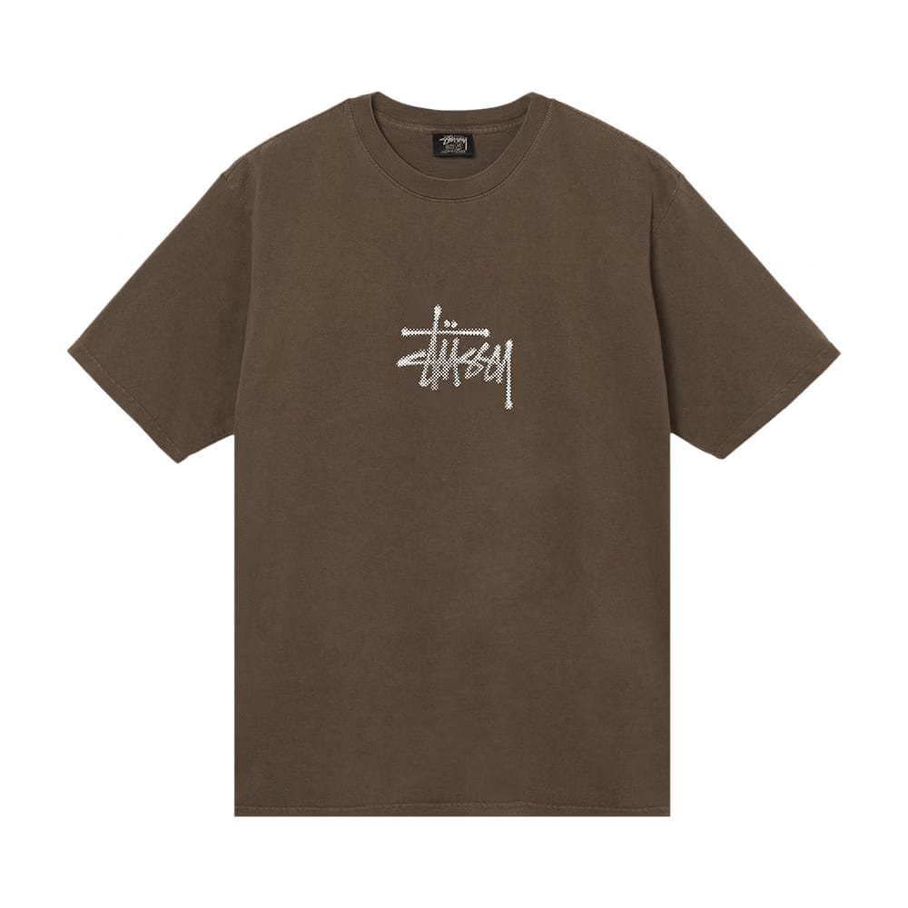 Stussy Surf Tomb Pigment Dyed T-Shirt Coffee