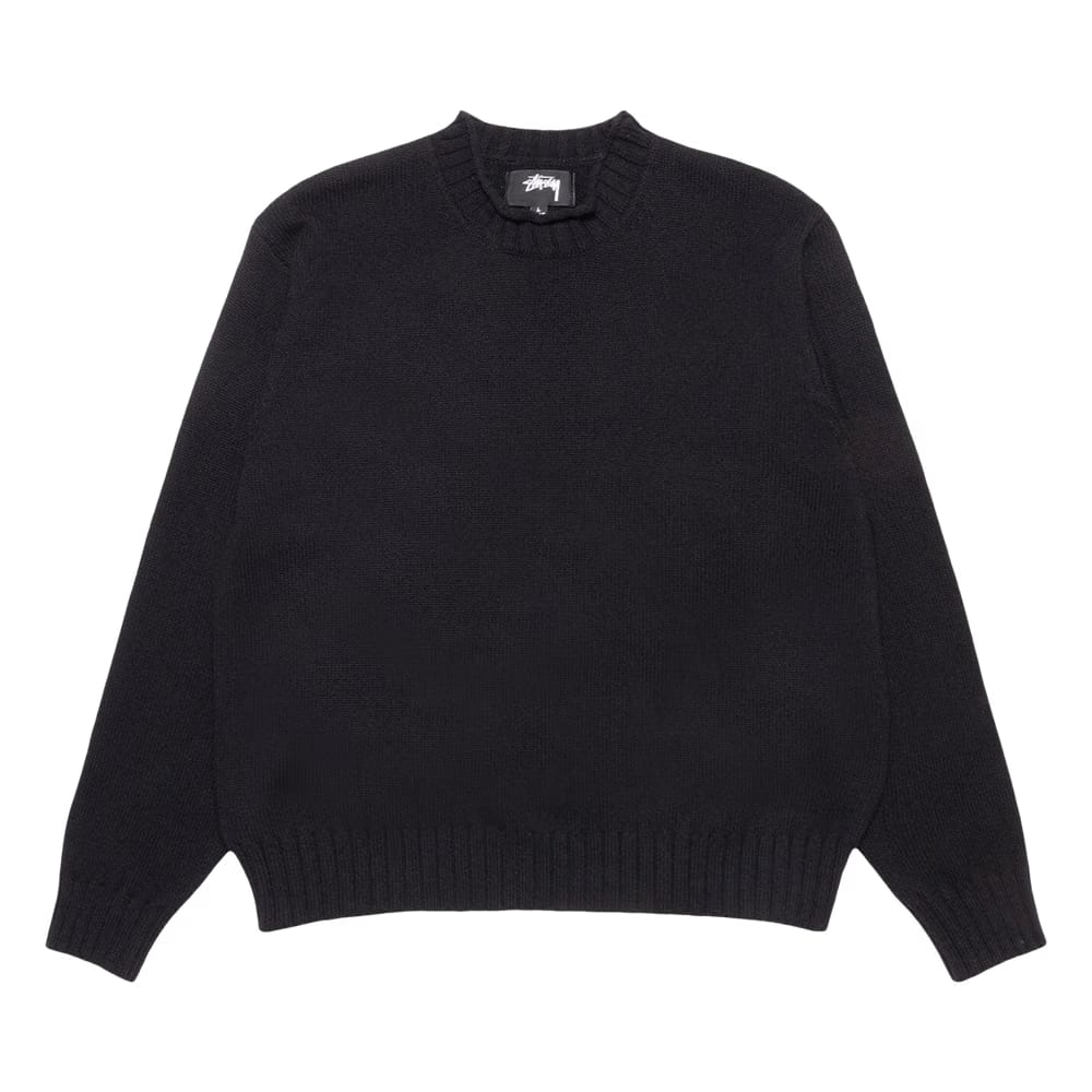 Stussy Surfman Mock Sweater Black