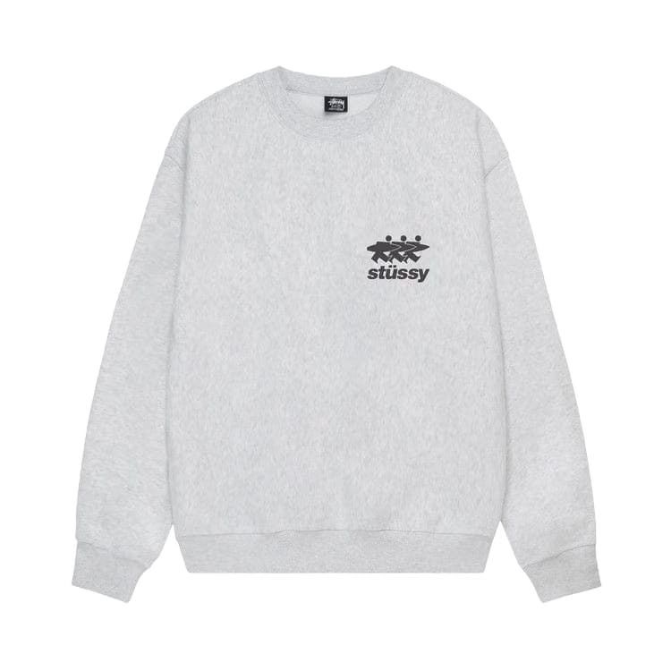 Stussy Surfwalk Crew Ash Heather