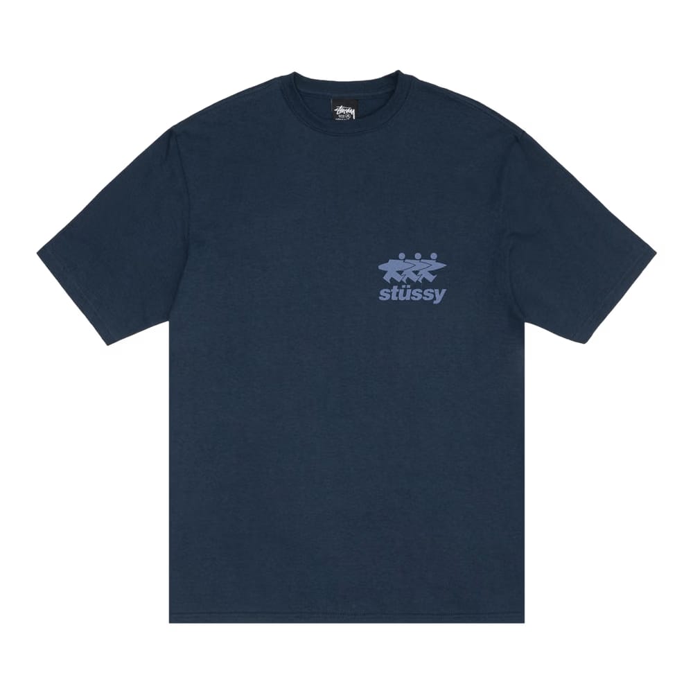 Stussy Surfwalk T-Shirt Navy