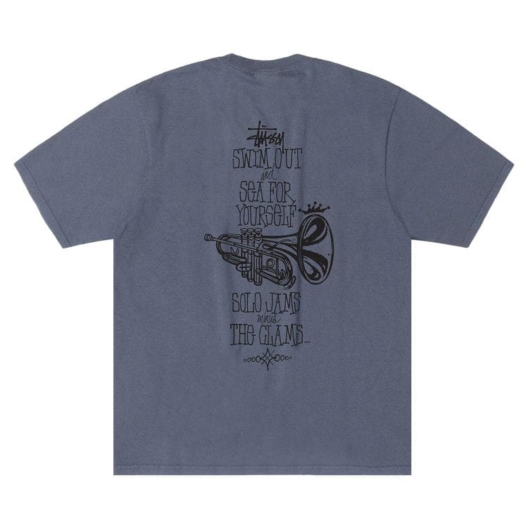 Stussy Swim Out T-Shirt Pigment Dyed Navy