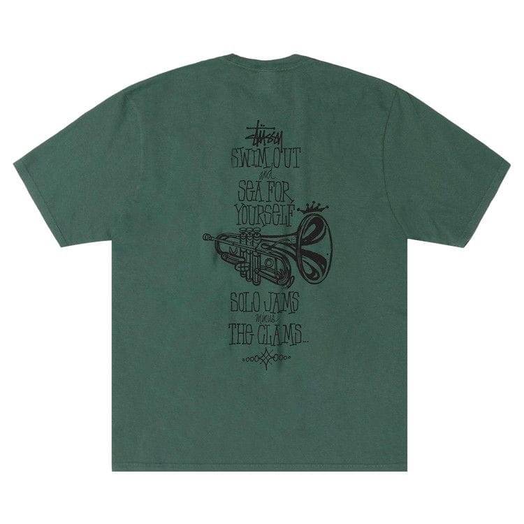 Stussy Swim Out T-Shirt Pigment Dyed Pine