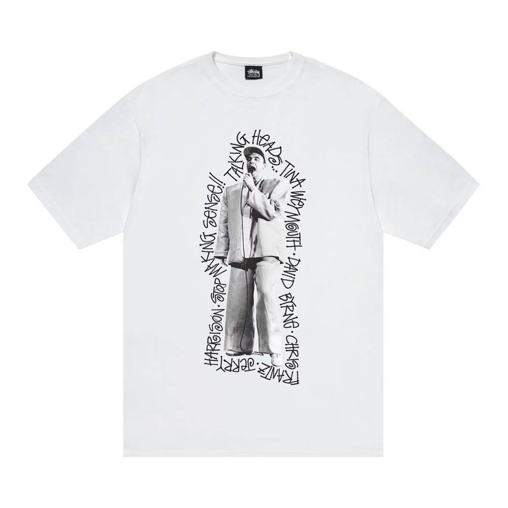 Stussy Talking Heads Stop Making Sense T-Shirt White