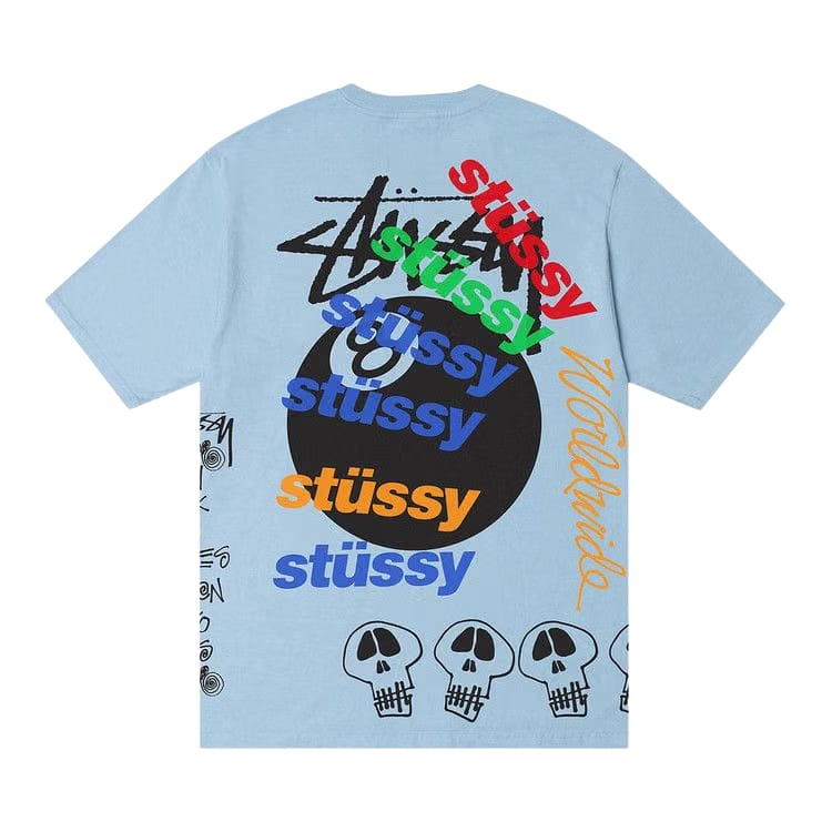 Stussy Test Strike Pigment Dyed T-Shirt Sky Blue