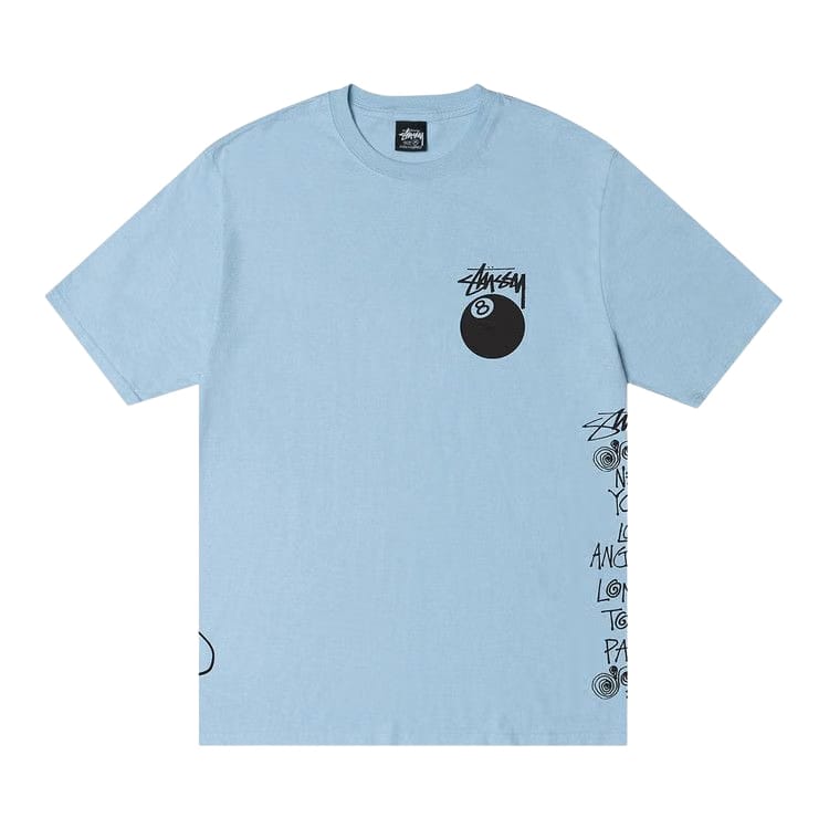 Stussy Test Strike Pigment Dyed T-Shirt Sky Blue