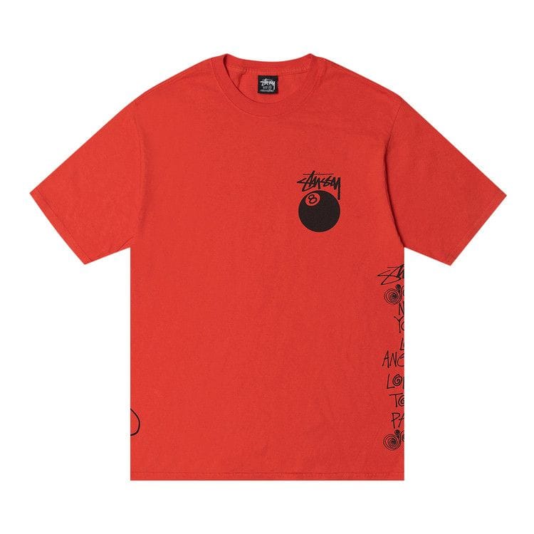 Stussy Test Strike Pigment Dyed T-Shirt Tomato