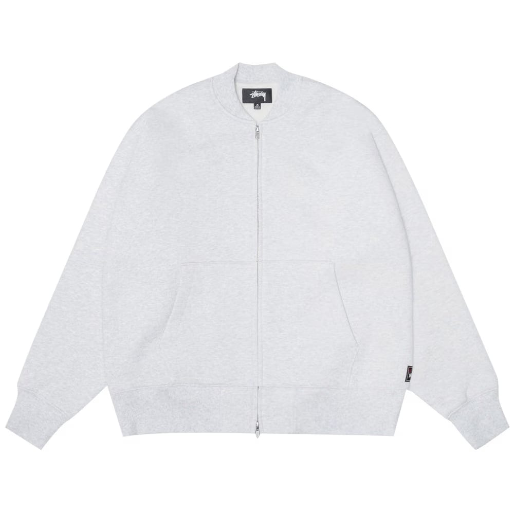 Stussy Thermal Lined Fleece Zip Ash Heather