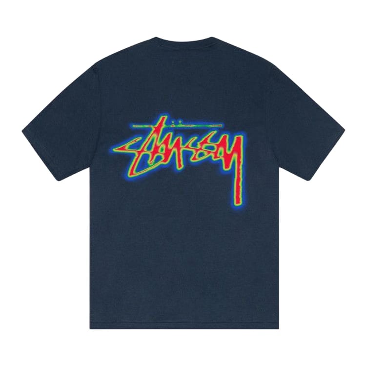 Stussy Thermal Stock T-Shirt Navy