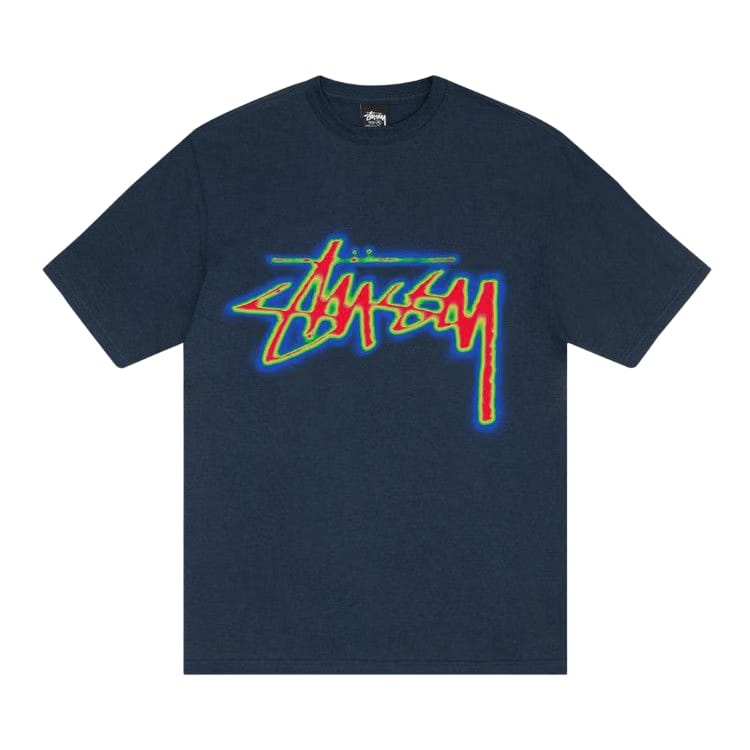 Stussy Thermal Stock T-Shirt Navy