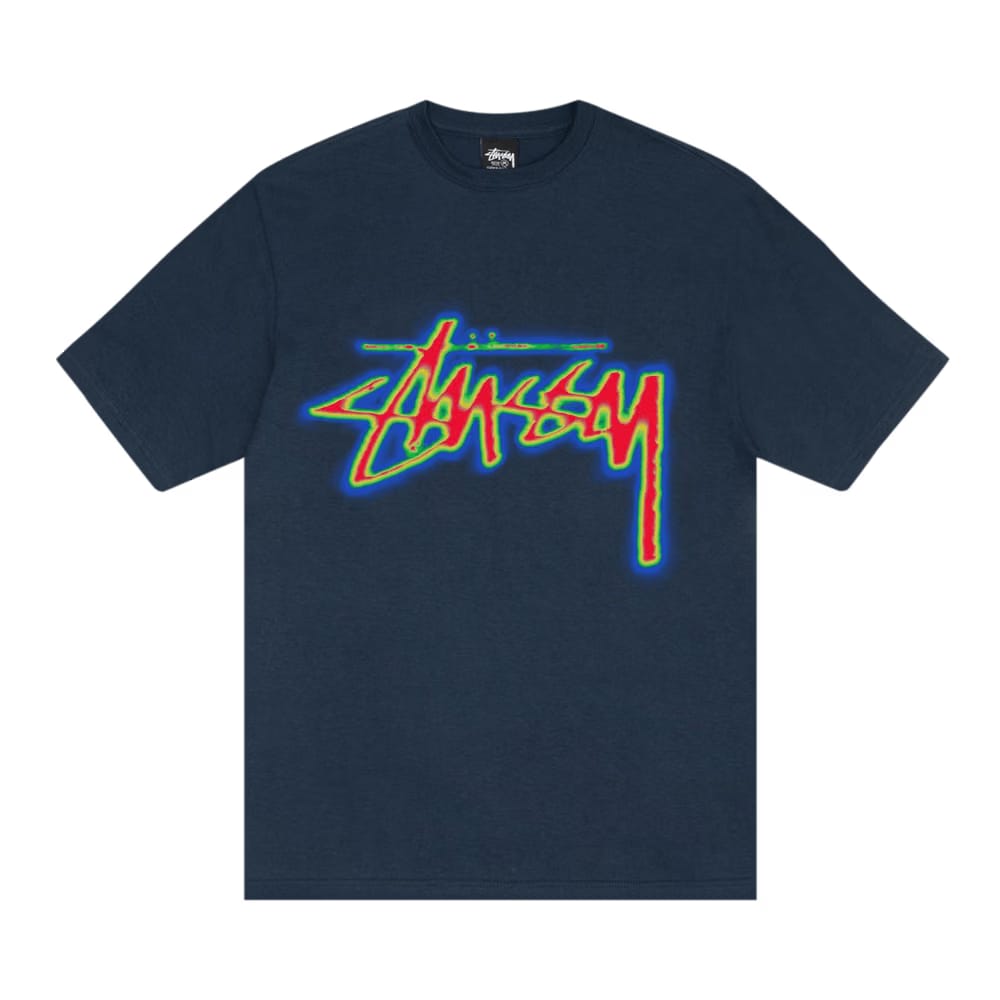 Stussy Thermal Stock T-Shirt Navy