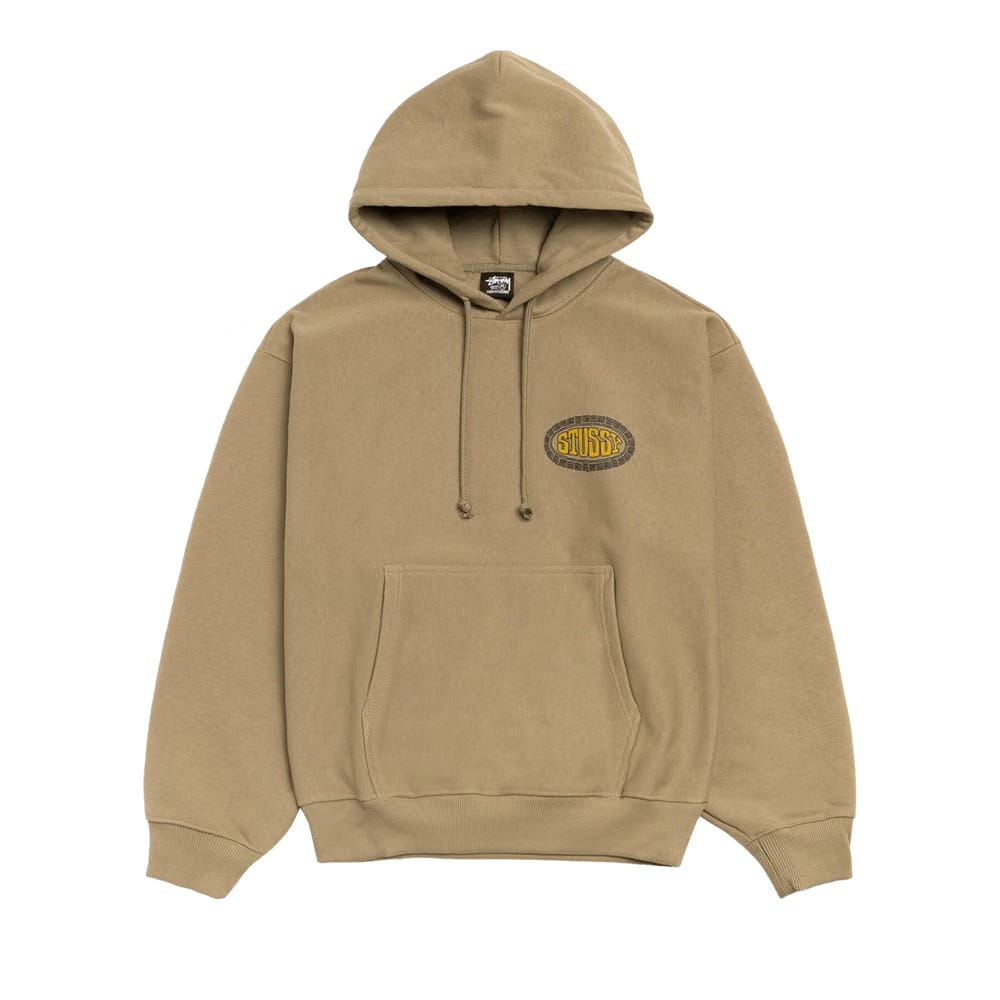 Stussy Tile Oval Hoodie Army