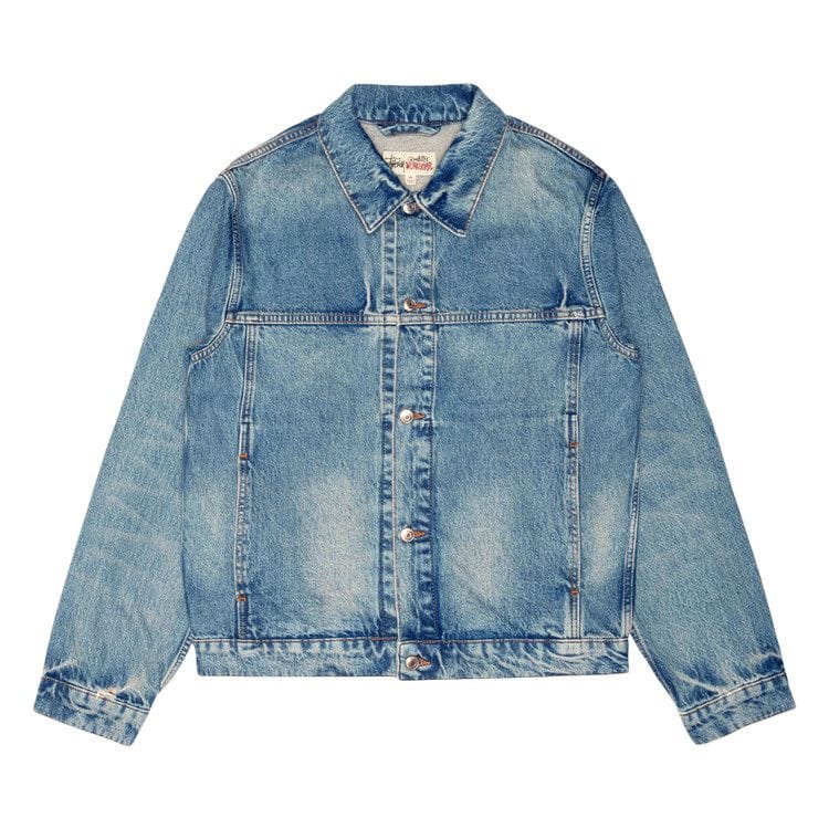 Stussy Trucker Jacket Denim Weekend Wash