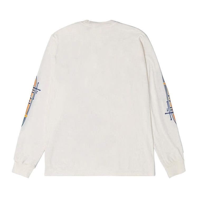 Stussy Two Star Long-Sleeve T-Shirt Pigment Dyed Natural