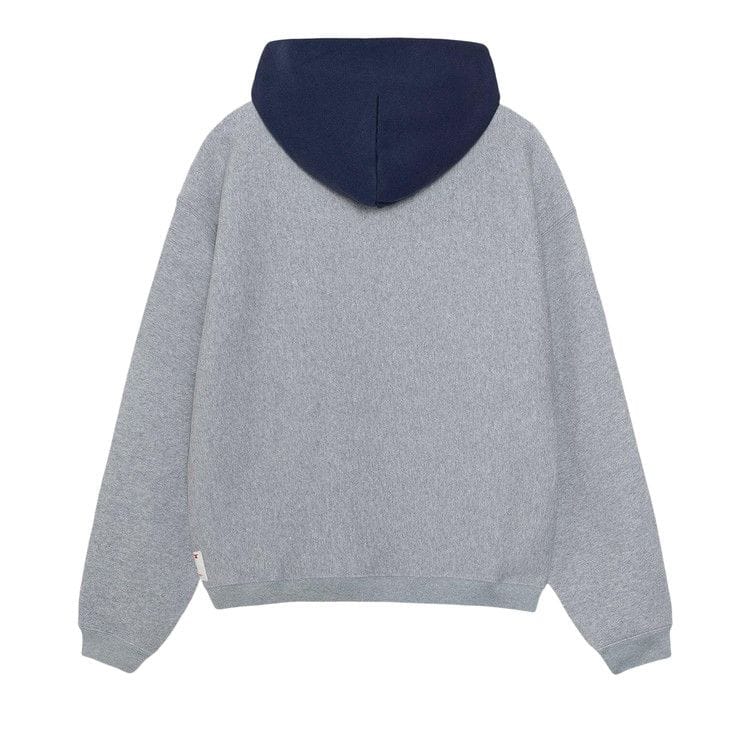 Stussy Two Tone Hoodie Grey Heather