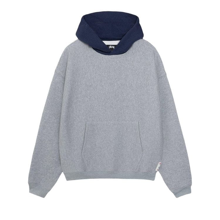 Stussy Two Tone Hoodie Grey Heather