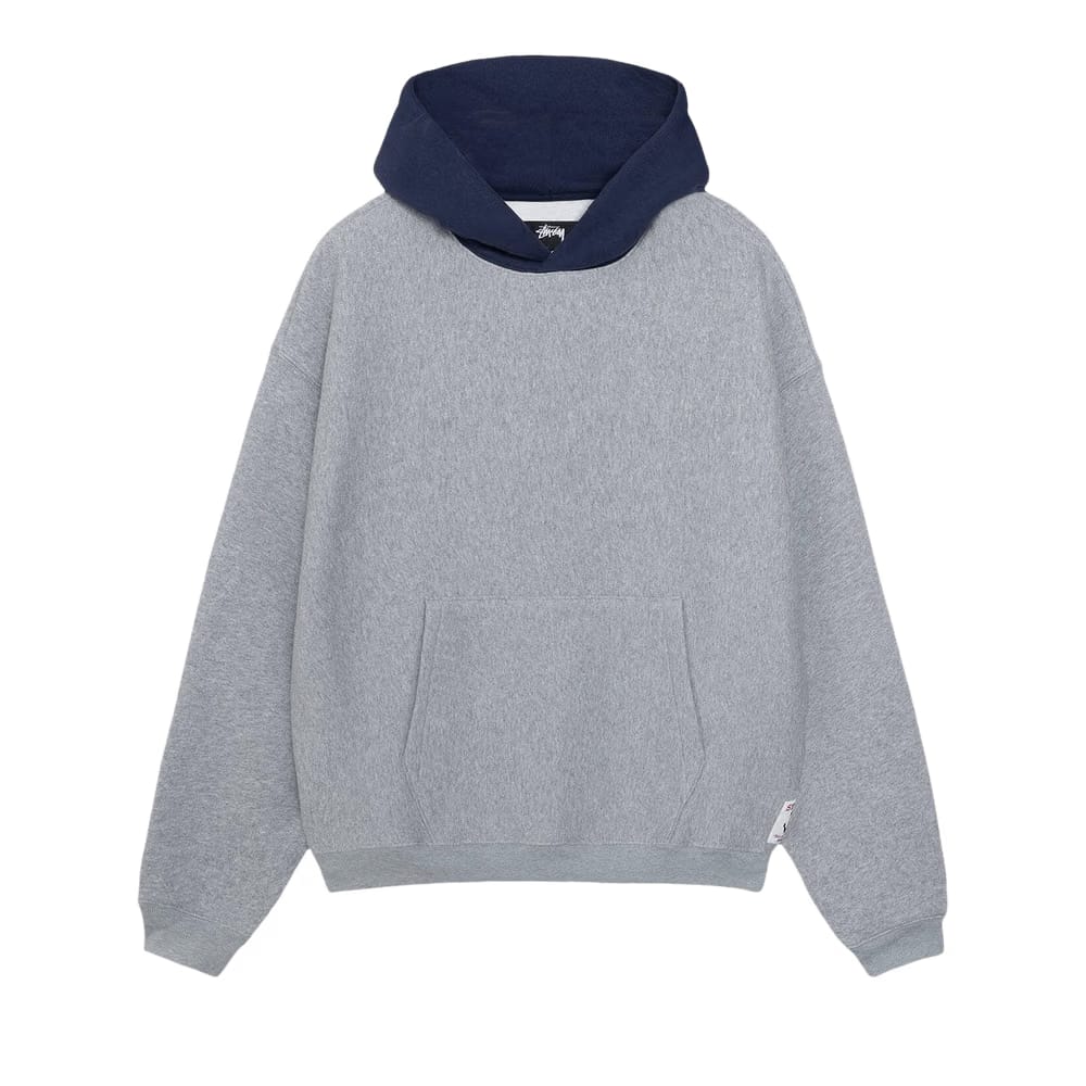 Stussy Two Tone Hoodie Grey Heather