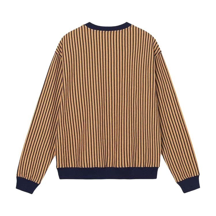 Stussy Vertical Striped Long-Sleeve Navy