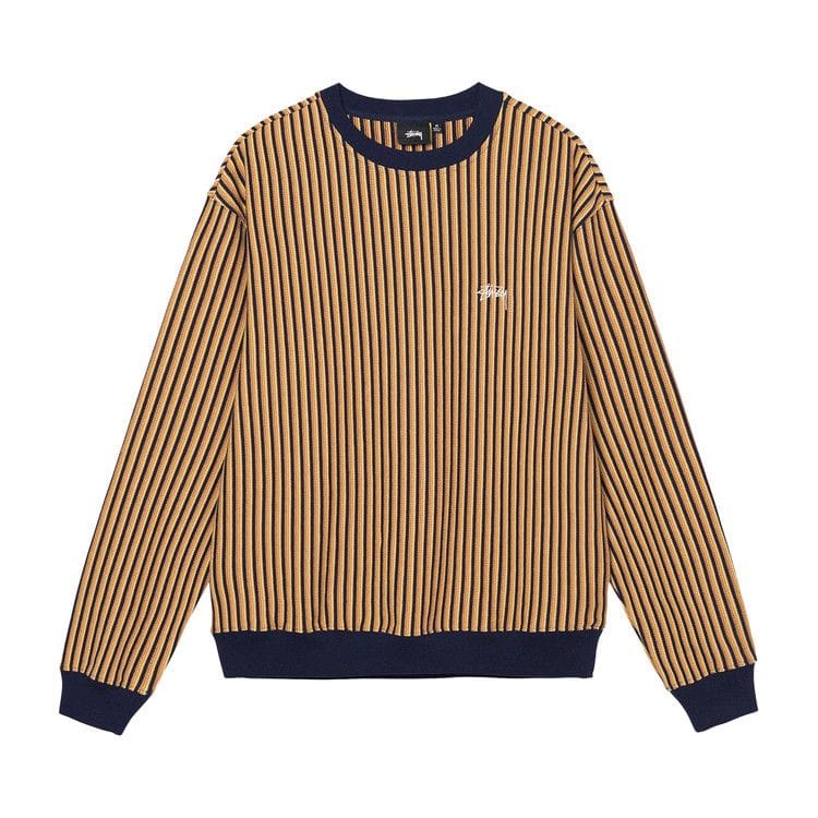 Stussy Vertical Striped Long-Sleeve Navy