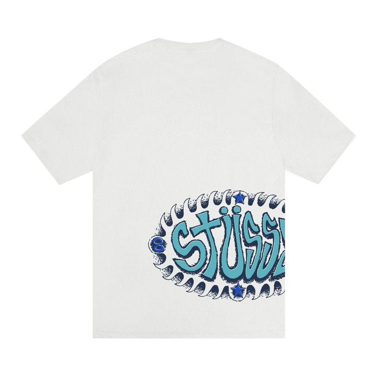 Stussy Wave Oval T-Shirt Pigment Dyed Natural