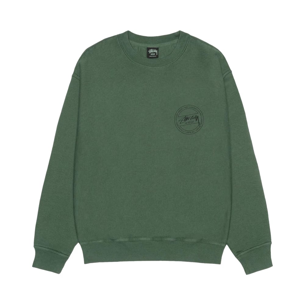 Stussy Wear Crew Pigment Dyed Pine