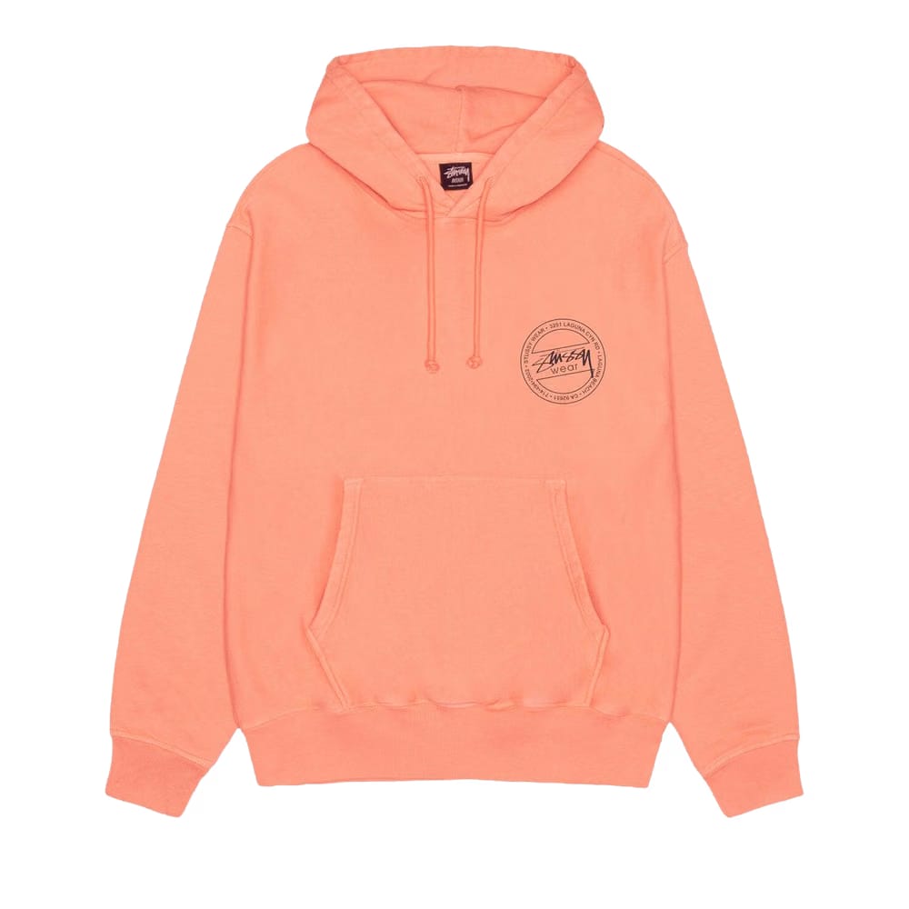 Stussy Wear Hoodie Pigment Dyed Sherbert