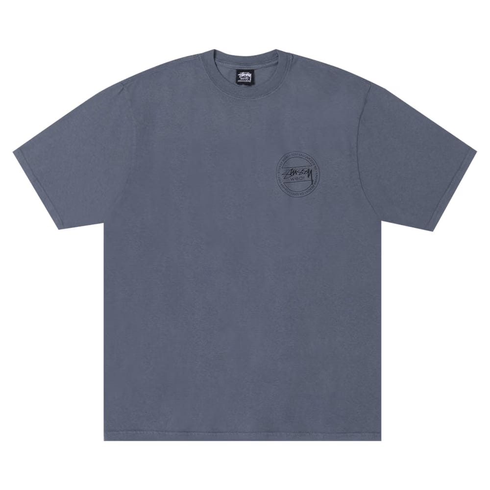 Stussy Wear T-Shirt Pigment Dyed Navy