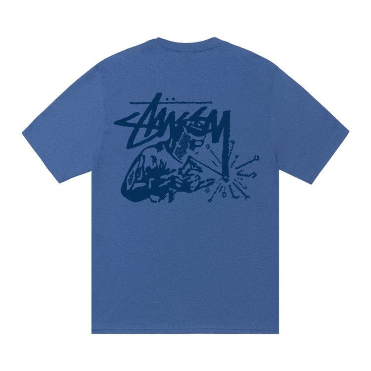 Stussy Welder T-Shirt Blue