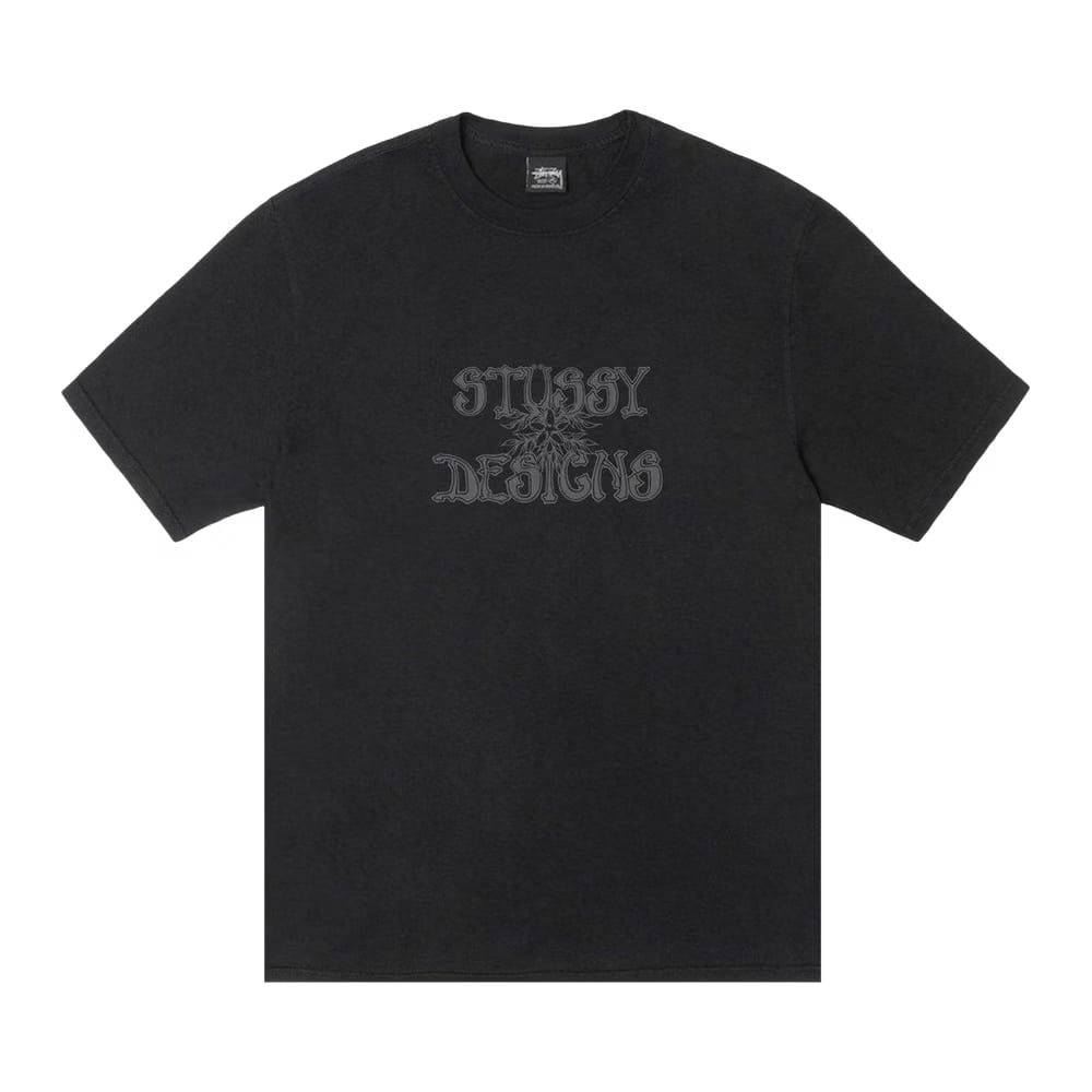 Stussy Wes Palms T-Shirt Pigment Dyed Black