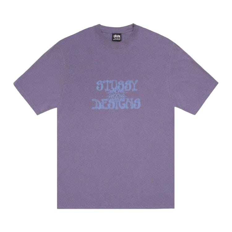 Stussy Wes Palms T-Shirt Pigment Dyed Grape
