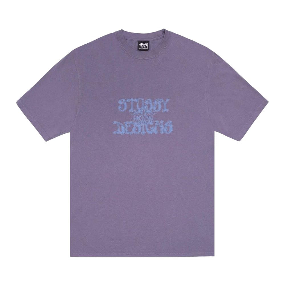 Stussy Wes Palms T-Shirt Pigment Dyed Grape