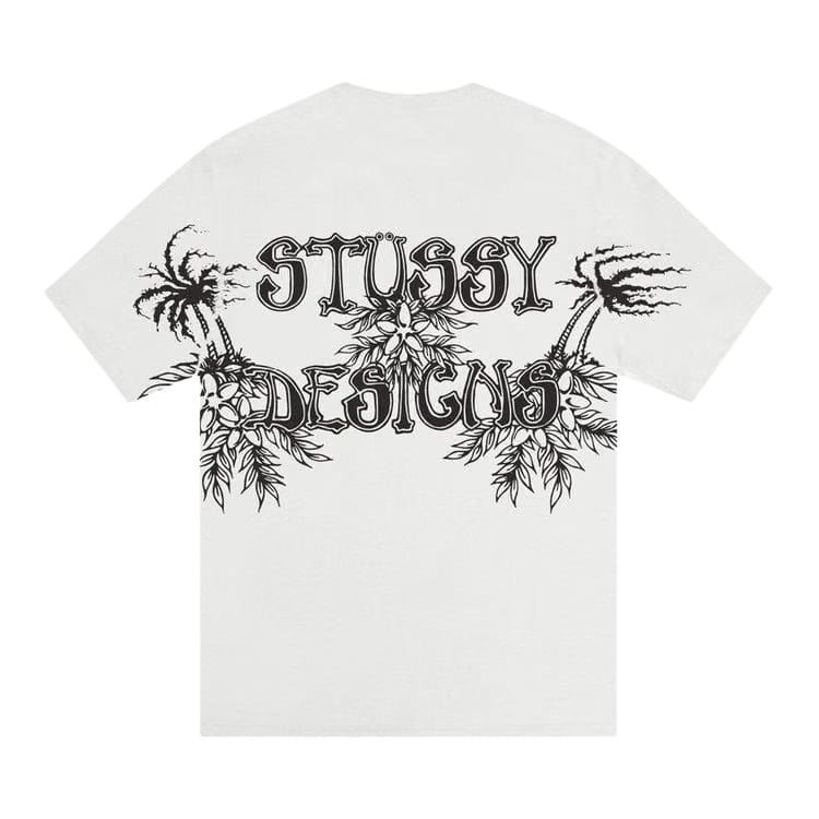 Stussy Wes Palms T-Shirt Pigment Dyed Natural