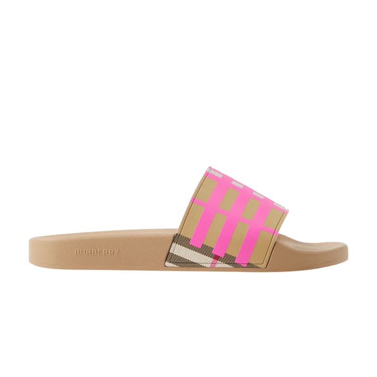 Burberry Wmns Check Slide 'Bubblegum Pink'