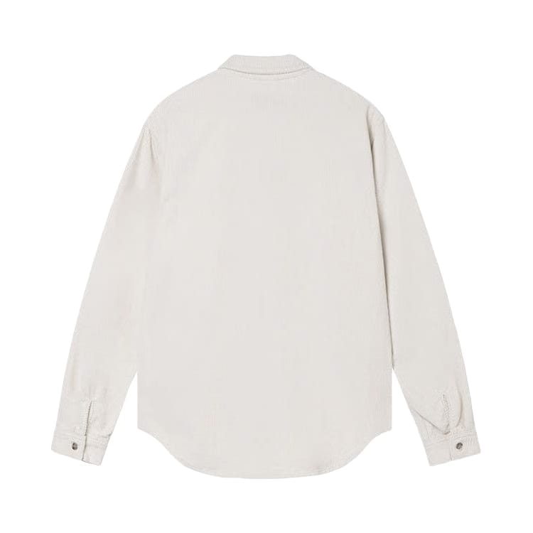 Stussy Wide Wale Cord Zip Shirt Bone
