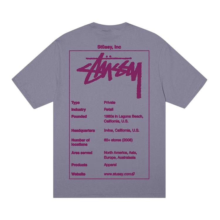 Stussy Wiki T-Shirt Mauve