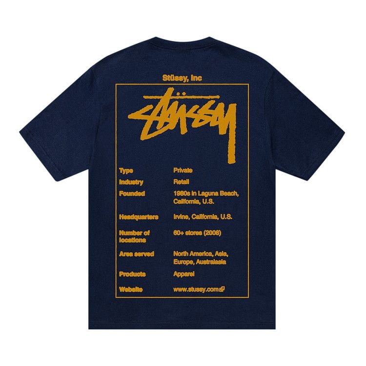 Stussy Wiki T-Shirt Navy