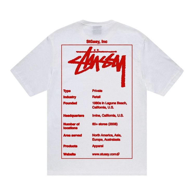Stussy Wiki T-Shirt White