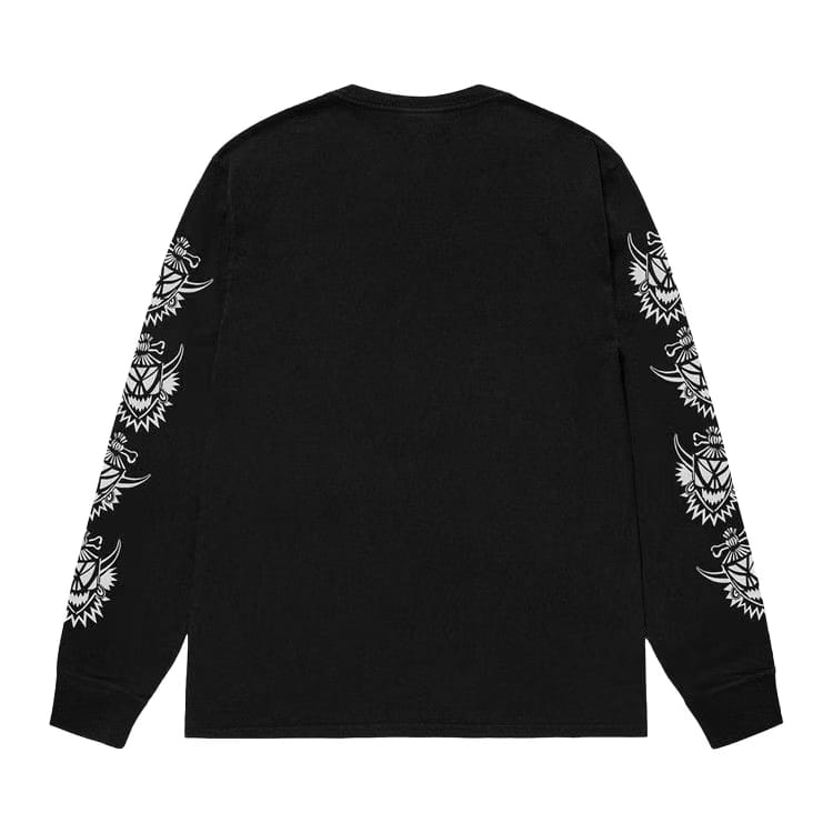 Stussy Witch Doctor Long-Sleeve T-Shirt Pigment Dyed Black