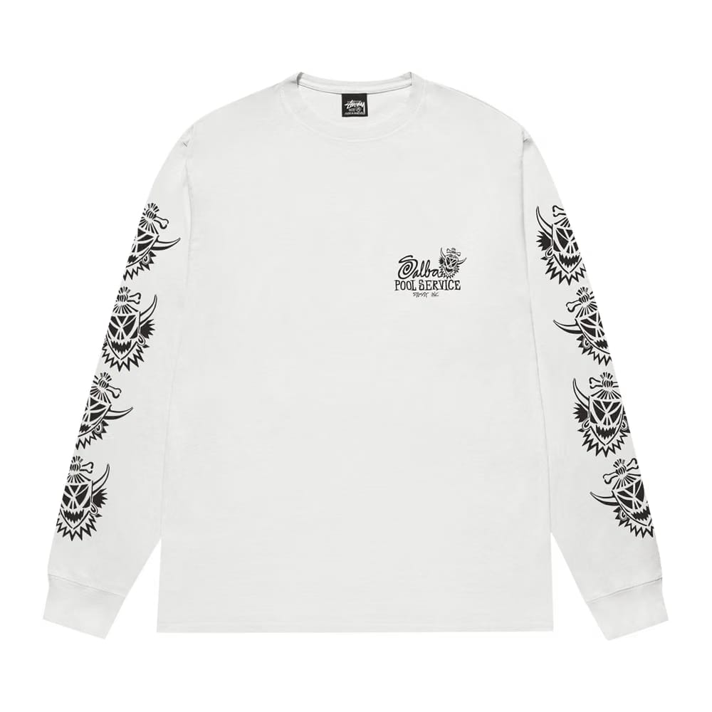 Stussy Witch Doctor Long-Sleeve T-Shirt Pigment Dyed Natural
