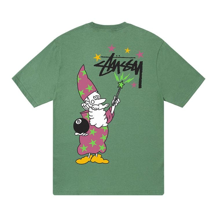Stussy Wizard T-Shirt Green