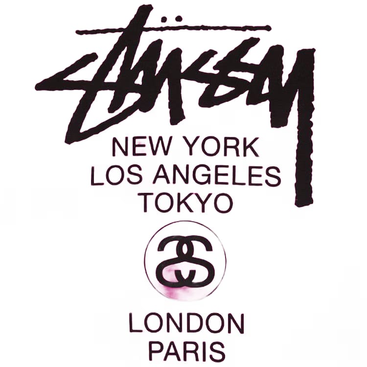 Stussy World Tour T-Shirt Berry