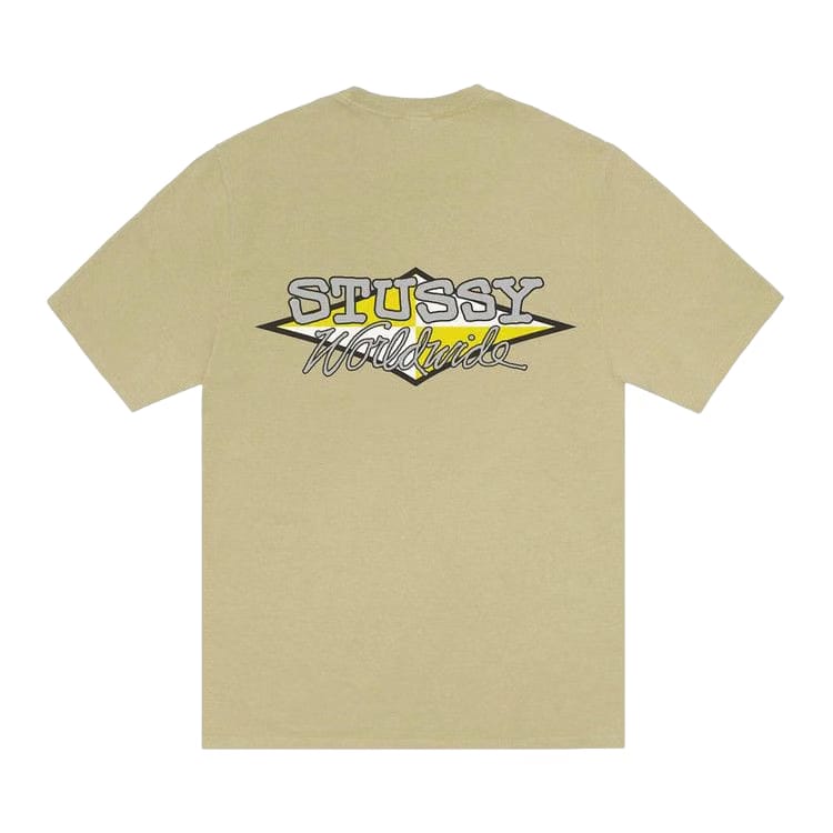 Stussy Worldwide Diamond T-Shirt Pigment Dyed Elm