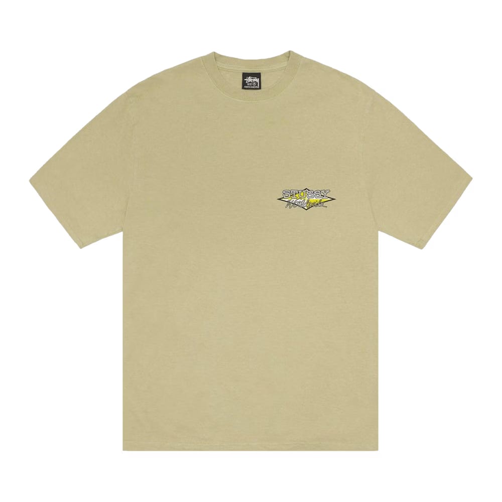 Stussy Worldwide Diamond T-Shirt Pigment Dyed Elm