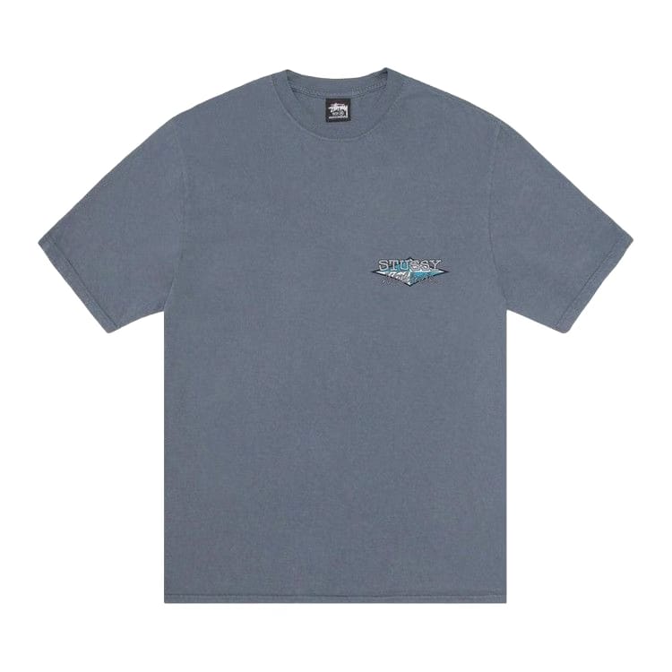 Stussy Worldwide Diamond T-Shirt Pigment Dyed Navy