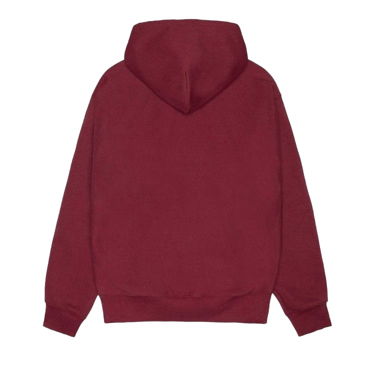 Stussy Worldwide Dot Hoodie Wine