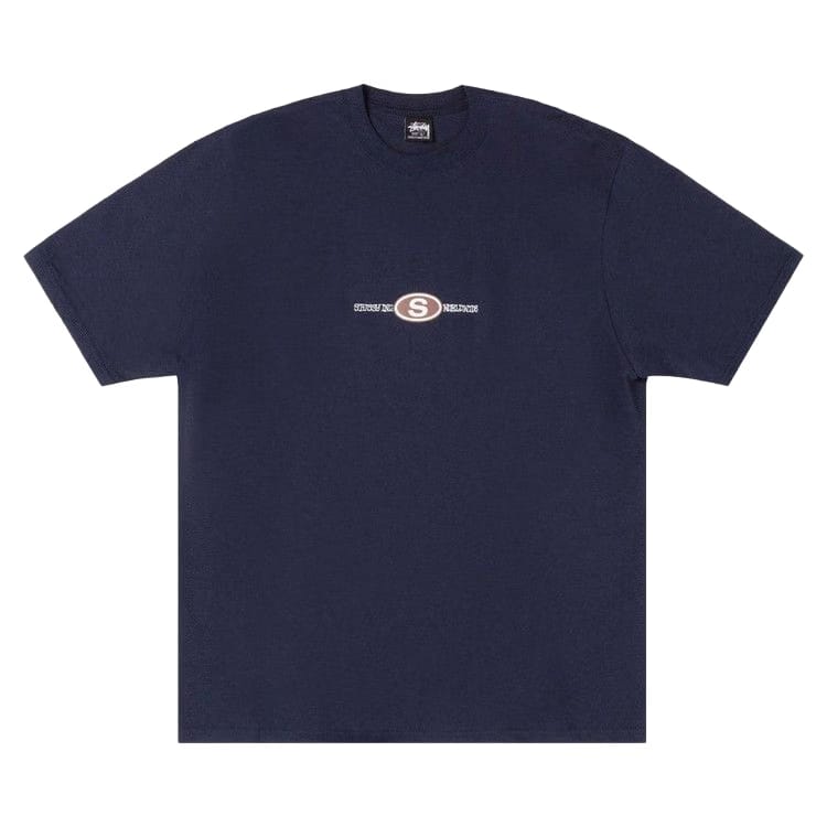 Stussy Worldwide Dot T-Shirt Navy