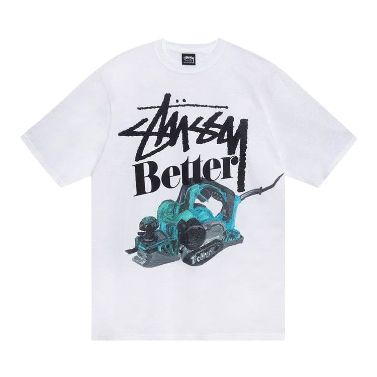 Stussy x Better Gift Shop Built Better T-Shirt White