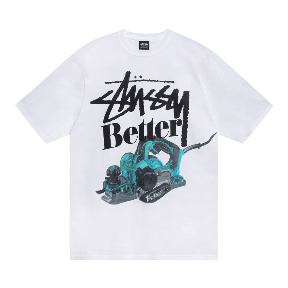 Stussy x Better Gift Shop Built Better T-Shirt White