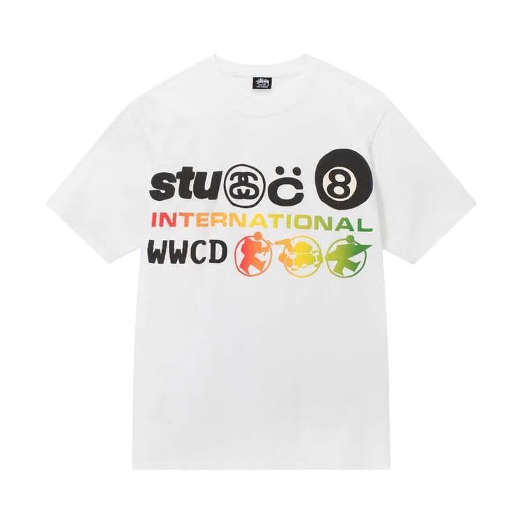 Stussy x Cactus Plant Flea Market International T-Shirt White